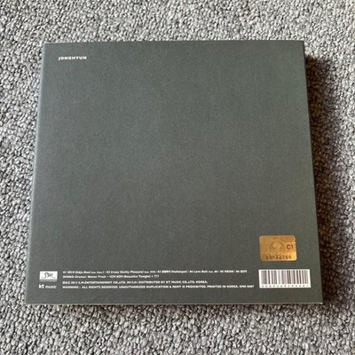 SHINee Jonghyun BASE Album Korean Edition Rare CD Black | eBay