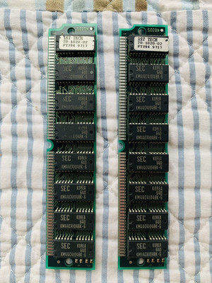20-1020-02, HY5117404C 1ST tech / ume 72PIN simm 60NS Memory Module Bus