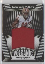 2020 Panini Obsidian Volcanic Material /100 Brandon Aiyuk #VM-10 0c3