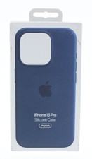 Apple Silicone Case with MagSafe for iPhone 15 Pro Storm Blue MT1D3ZM/A Original