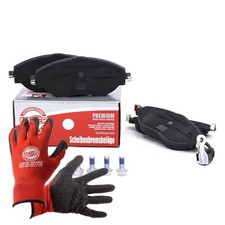 Bremsbeläge+Handschuhe vorne für SEAT ALHAMBRA; SKODA; VW SHARAN, PASSAT CC B7