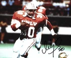 Ickey Woods signed 8x10 photo Cincinnati Bengals NFL COA FOOTBALL LOOK!
