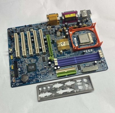 Gigabyte GA-8S648 / P4 Titan Sockel 478 Mainboard mit Backplate und Pent 4