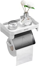 Toilet Paper Holder PARACASA Roll Tissue Bathroom Kitchen Plastic