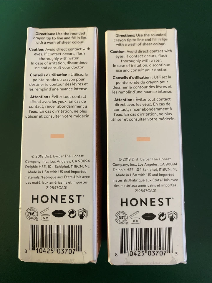 Honest Beauty Lip Color Crayon Lush Sheer Sherbert Lipstick Cushion Condition - Image 4 of 4