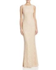 Alice + Olivia Sachi Open Back Lace Gown Size 0 Dress