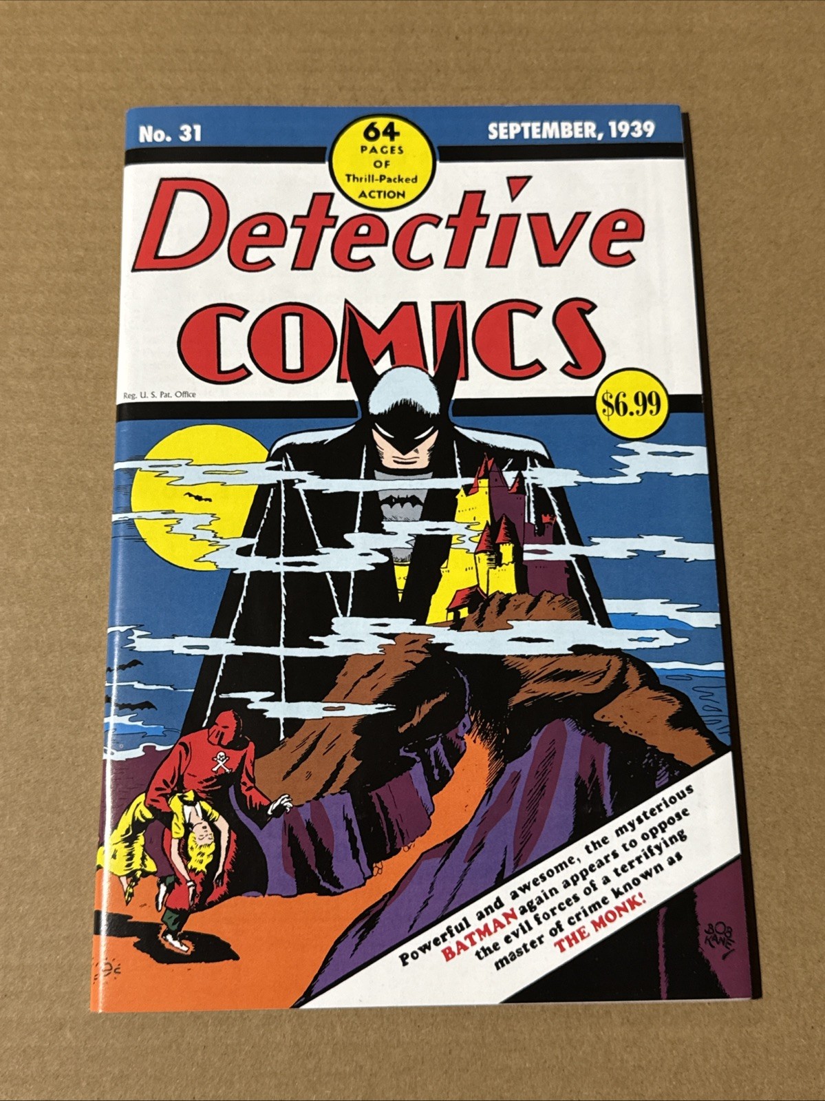 DETECTIVE COMICS #31 FACSIMILE EDITION DC COMICS (2025) BATMAN THE MONK