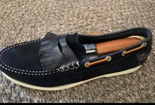 Mocassini Ted Baker London taglia:13 blu scamosciato uomo