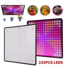 2 Pack 1000W LED Grow Light Panel Full Spectrum Lamp for Indoor Plant Veg Flower