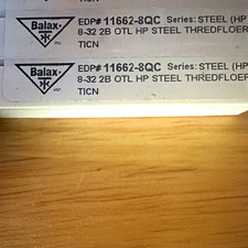 2-NEW Balax 11662-8QC Threadfloer Thread Forming Tap #8-32 2B OTL HP TiCN