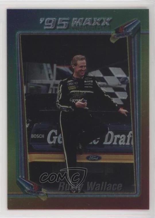 1995 Maxx Premier Plus Chromium Rusty Wallace #2 HOF 0z0k