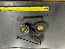 John Deere LA145  drivebelt idler tensioner bracket/pulleys #GY20787