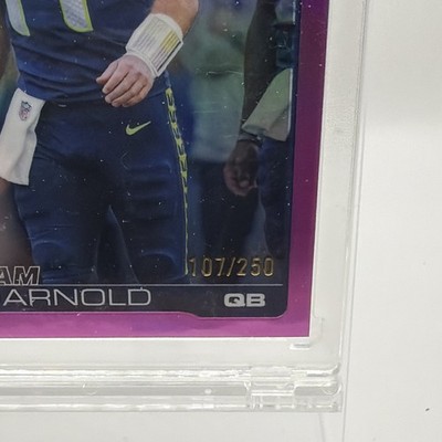 2025 Topps Chrome Sam Darnold Pink Refractor /250 Seahawks #275 | eBay