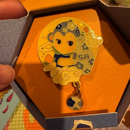 Authentic Sonny angel Chinoiseries Series Monkey enamel pin badge RARE New 1