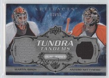 2008 Upper Deck Artifacts Silver 3/50 Martin Biron Antero Niittymaki #TT-BN 0a1
