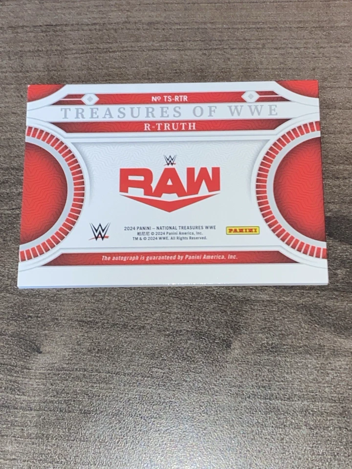 2024 Panini National Treasures of WWE R-Truth Signatures Auto /75 Ron Killings - Image 2 of 2