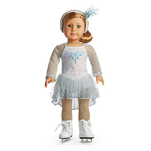 American Girl Doll 2008 Mia's Silver Skate Dress Set for sale online eBay