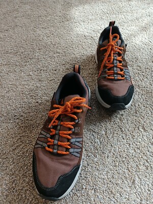 Skechers Shoes Men's Brown/Orange Relaxed Fit Air-cooled