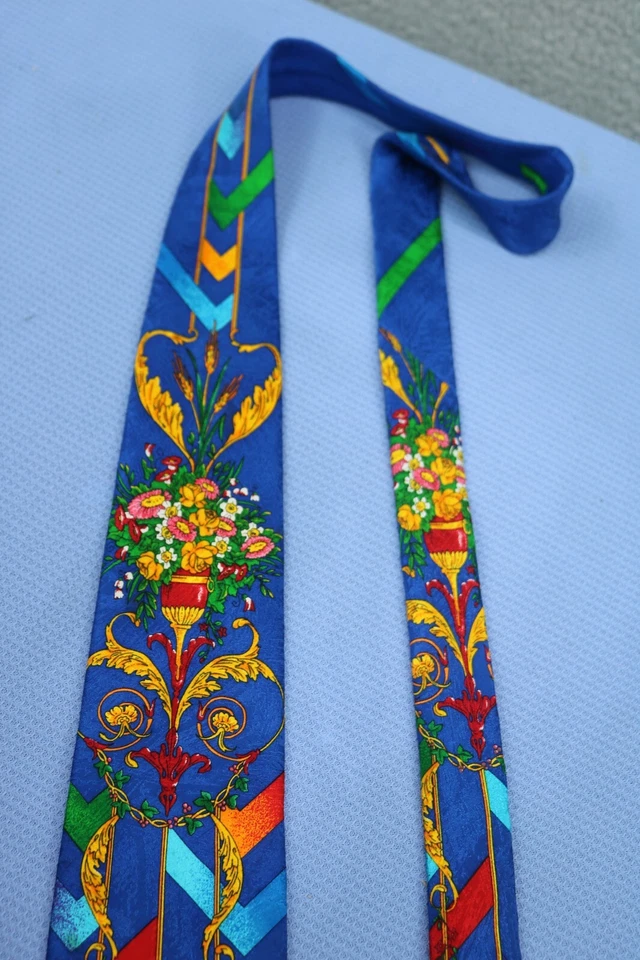 Corbata Rush Limbaugh para hombre - sin límites - floral - seda - EE. UU. Foto 2 de 4