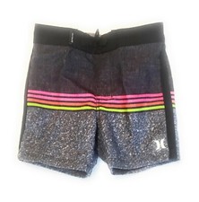 HURLEY Toddler Boys Swim Beach Surf Boardshorts Black 2T NWT