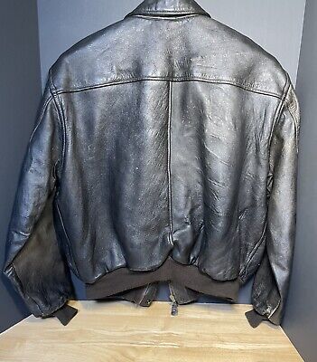 Vintage Winston Men's Full Zip Leather Jacket Size XL | eBay Vintage Winston Men's Full Zip Leather Jacket Size XL | eBay