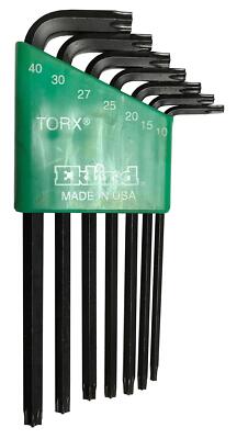 10707 Security Torx Star Lkey 7 Pieces Set T10t40 Long Series