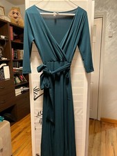 Small green wrap dress bridesmaid dress perfect condition summer dress no tags