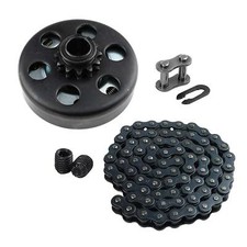 Centrifugal Clutch & CHAIN ​​KIT # 35 for Go Kart Trolley Mini Bike Mini