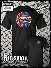 Carroll Shelby Racing Cobra Logo 2-Sided T-Shirt