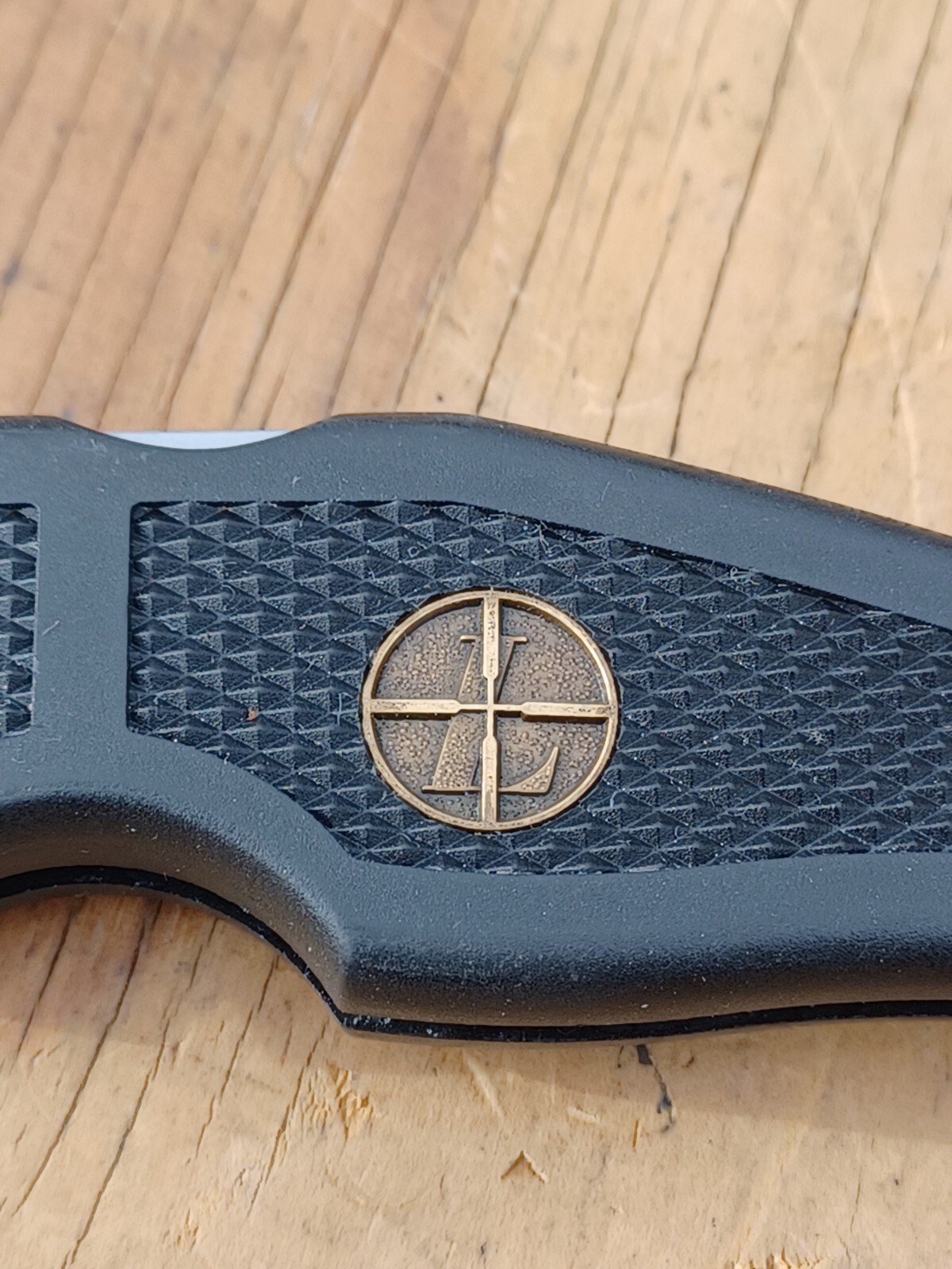 GERBER 500 Magnum Jr. Lock Back Black Pocket Knife LEUPOLD Portland USA