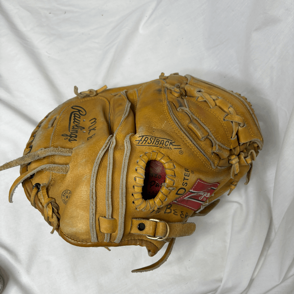 VTG Rawlings RCM7 35” RH Throw Lite Toe Catchers Mitt With Palm Pad eBay