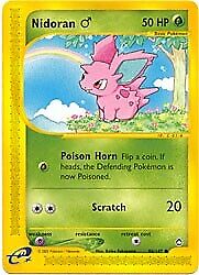 Pokemon Aquapolis 96/147 Nidoran Card - Picture 1 of 1