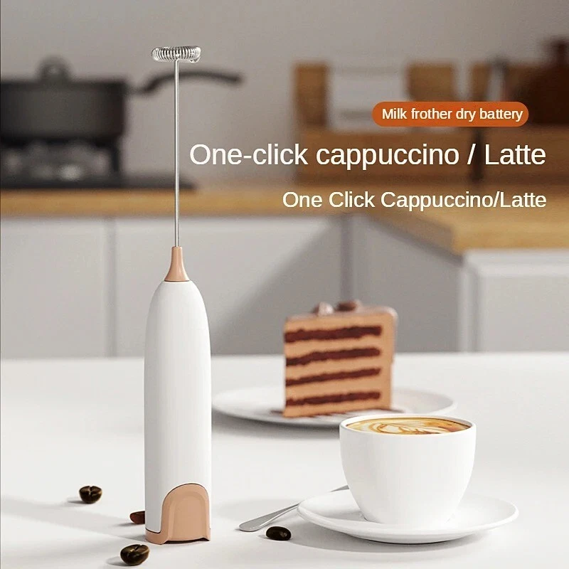 Milk Frother Handheld Foam Maker Mini For Lattes Coffee Cappuccino Matcha Milk Frother Handheld Foam Maker Mini For Lattes Coffee Cappuccino Matcha