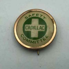 1948 Cadillac Pinback Button Pin Safety Committee Badge Vintage Advertising 1948 Cadillac Pinback Button Pin Safety Committee Badge Vintage Advertising