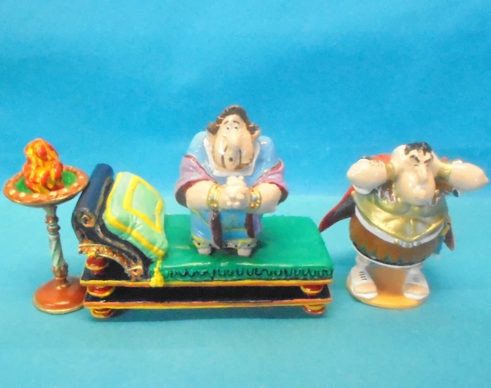 2365 ASTERIX Figuren SET Der Goldene Hinkelstein menhir d'Or METALL Fa. Pixi MIB - Bild 3 von 4