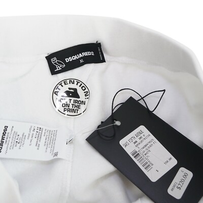 DSquared2 x OVO Limited Capsule w/ Owl Patch Jersey Sweatpants