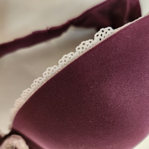 Victoria Secret Body von Victoria Push Up Tauben gepolstert burgunder BH Größe 32D - Bild 6 von 15