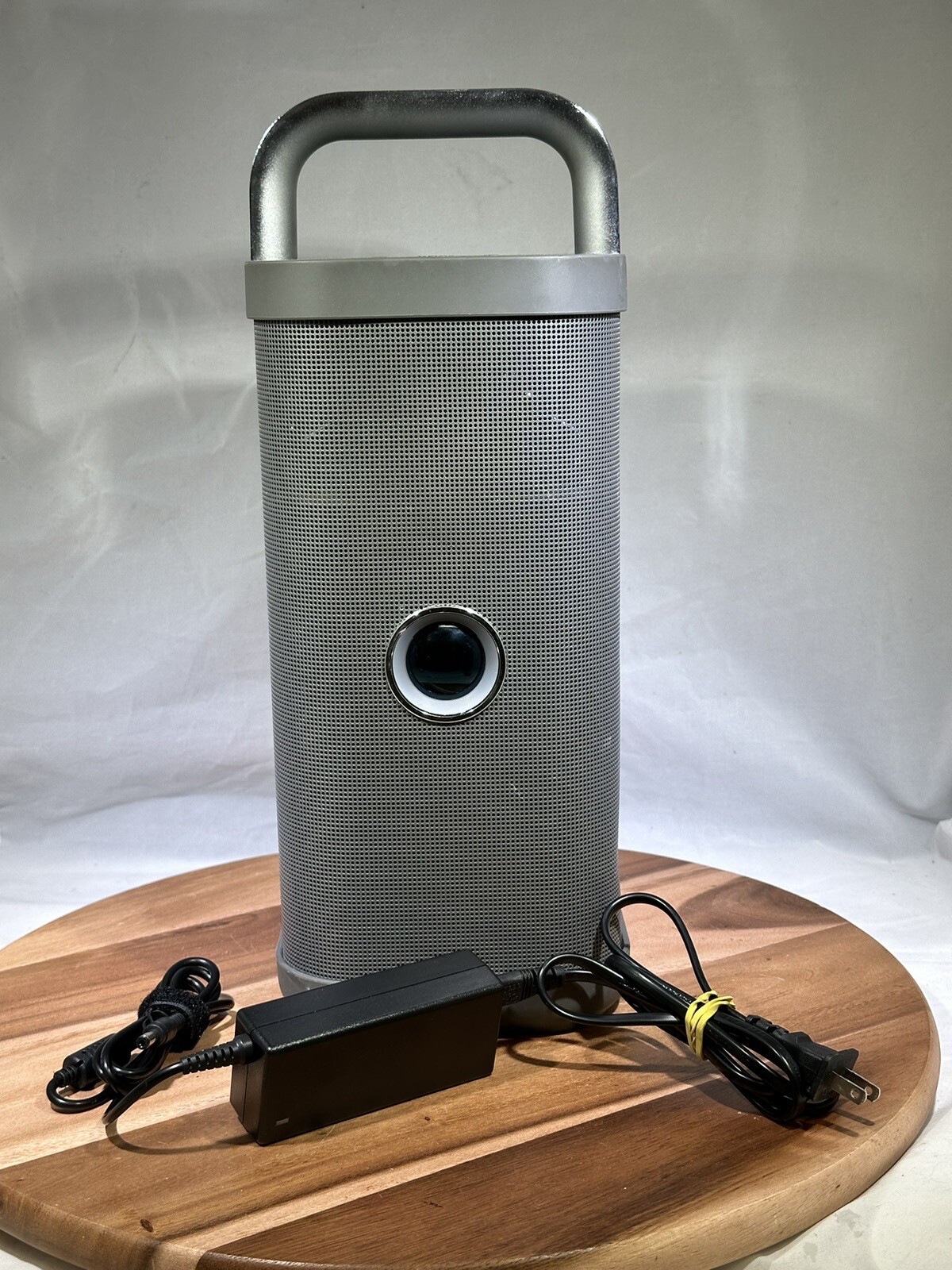 Brookstone Big Blue Party Speaker TESTED Working Charger Included eBay