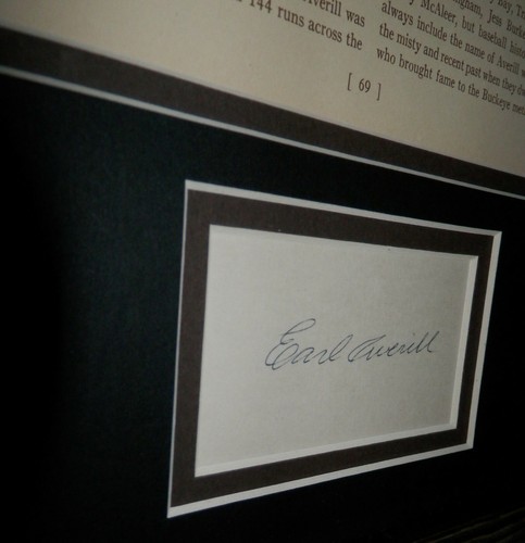 Earl Averill Cleveland Indians Hall of Fame 1933 Who's Who BEAUTIFULLY FRAMED! - Picture 6 of 9