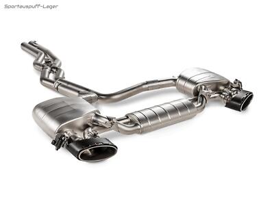Akrapovic Titan Sportauspuff Audi RS7 C8 4K ab Bj. 2022 ER je 1x oval aus Carbon