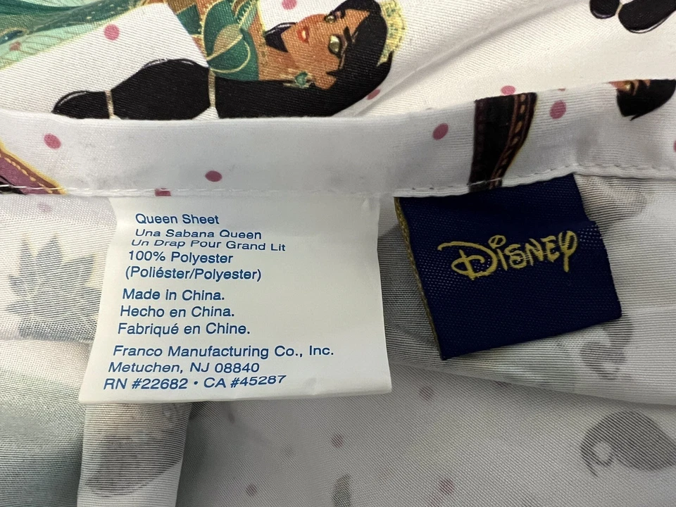 Sábana plana Disney Aladdin Jasmine in Green Desert Jewel talla Queen Foto 2 de 3