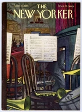 New Yorker magazine April 30 1955 John Updike Frank O'Connor Robert Graves VFNM