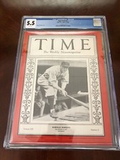 Time Magazine 1928 Rogers Hornsby  CGC 5.5