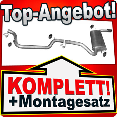 Auspuff für FORD FOCUS III 1.5 1.6 EcoBoost 150, 182 PS Kombi Auspuffanlage