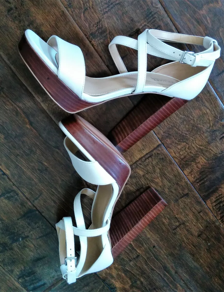 Michael kors charlize leather platform sandal sale