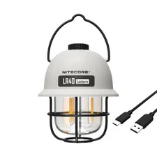 NITECORE LR40 Multifunctional Rechargeable Camping Lantern 100 Lumens w/ Eco-Sen