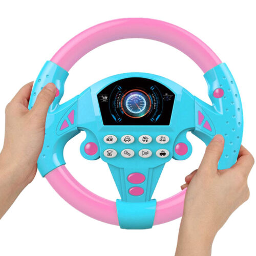 Kids Steering Wheel Toy Fun Creative Car Driving Toy with Sound and security