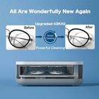 Ultrasonic Jewelry Cleaner Denture Glass Watch Ring Bath Tank Cleaning USA — photo 5