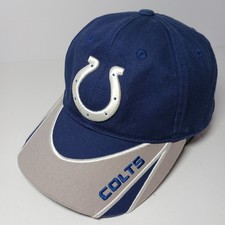 Indianapolis Colts Adjustable Hat NFL Team Apparel Blue Cap