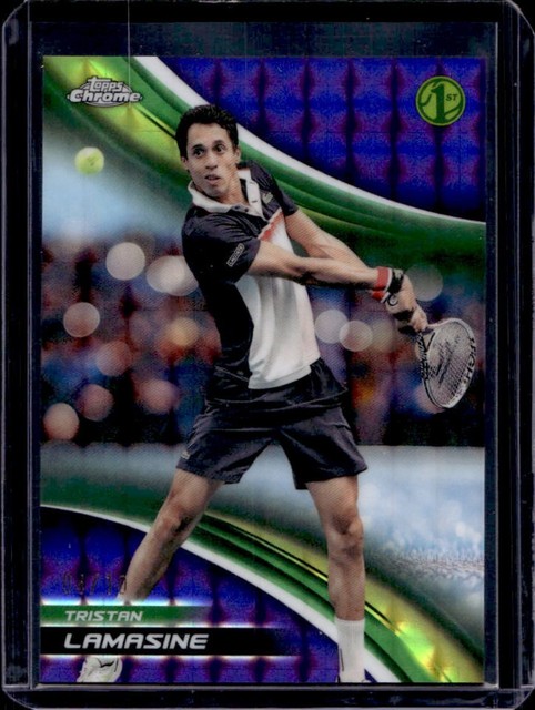 2025 Topps Chrome Tristan Lamasine Purple Geometric Refractor #/10